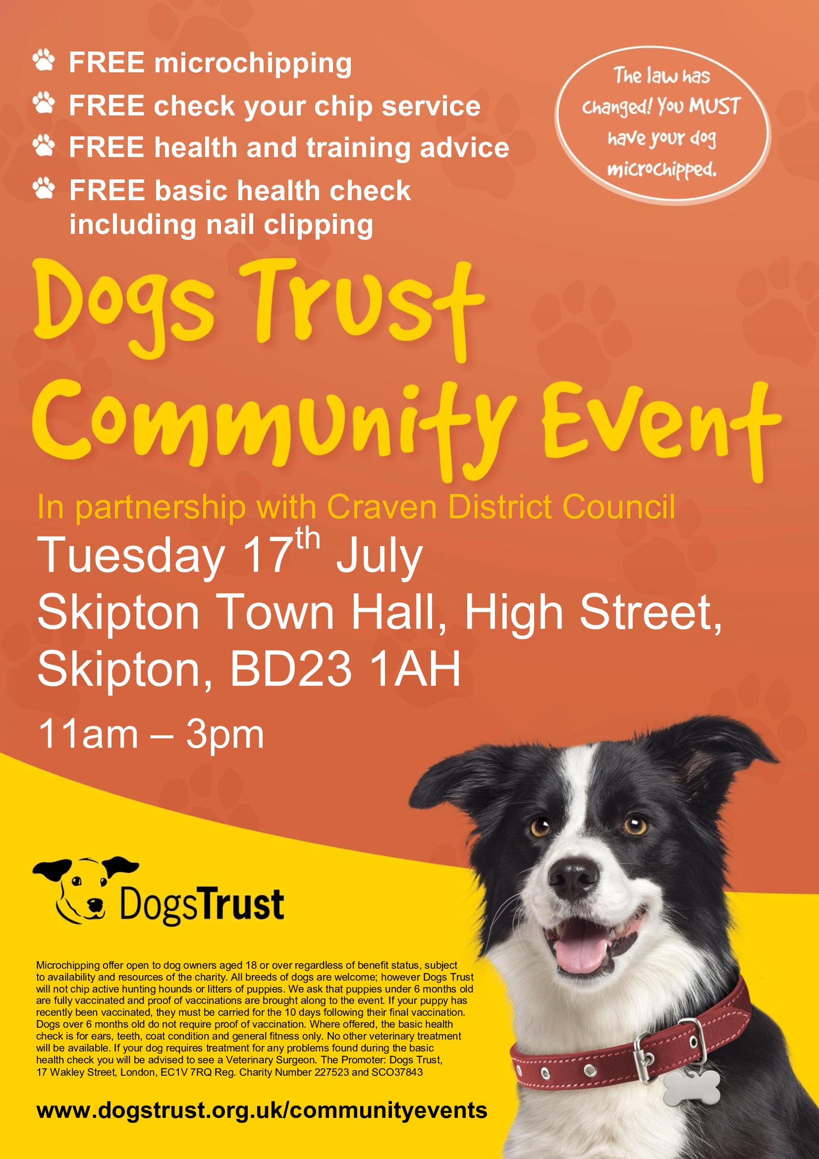 Craven Council Event Tuesday 17th July18